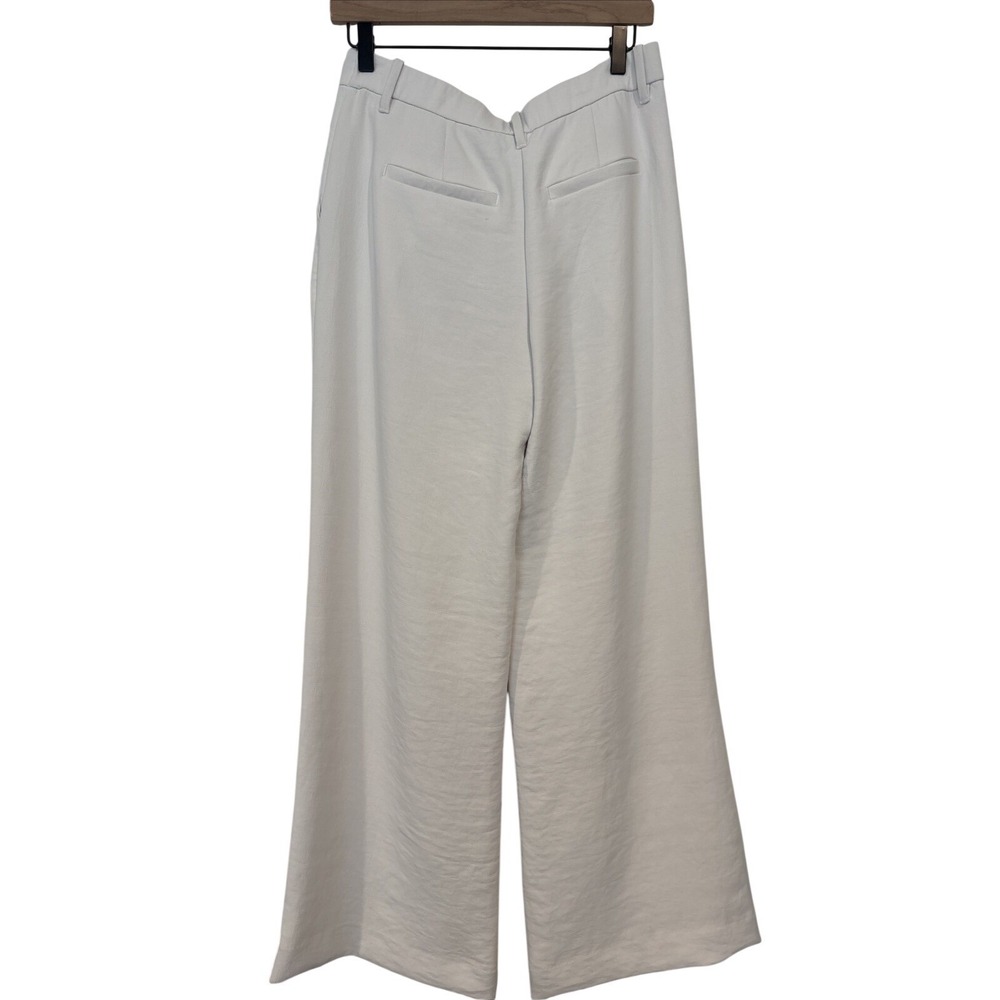 Abercrombie & Fitch Elevated Basic L Wide Leg Pleated Dress Trousers Boho Indie - Picture 4 of 6